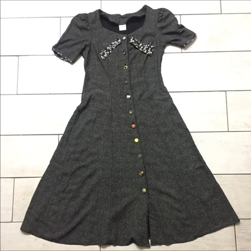 Sostanza Black Maxi Dress Vintage